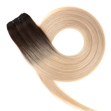 #A-2T Silver -Slavische Extension - Balayage - Tressen