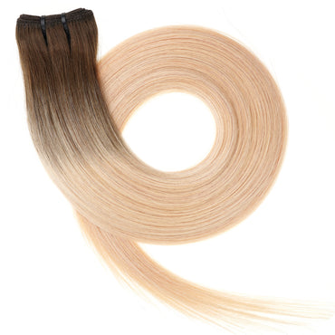 #A-Arctic Blonde -Slavische Extension - Balayage - Tressen