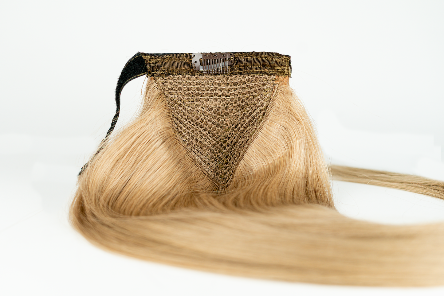 Clip-in Ponytail Hellbraun