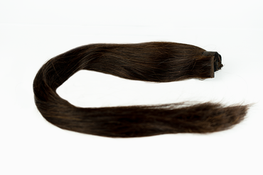 Clip-in Ponytail Dunkelbraun