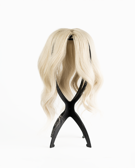 Oberkopf Perücke Silber