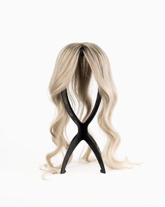 Oberkopf Perücke Silber Bond 2