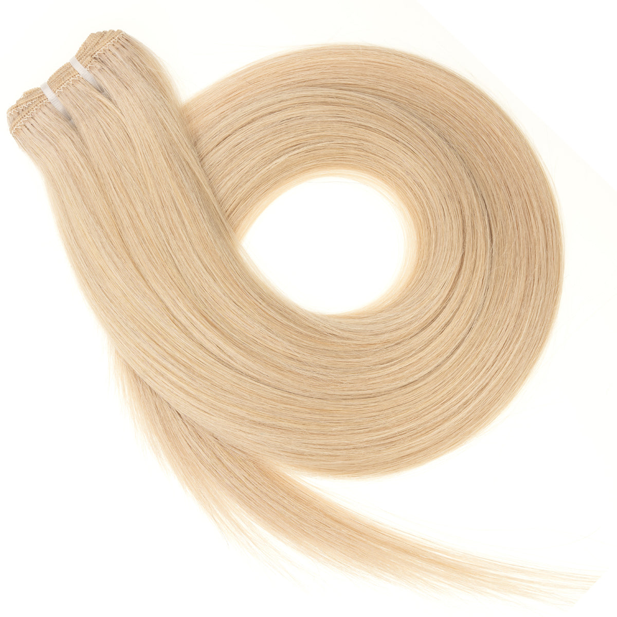 #A-Silver - Usbekische Extension - Blond - Tressen